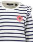 Preview: Sweater Blume blau gestreift 122